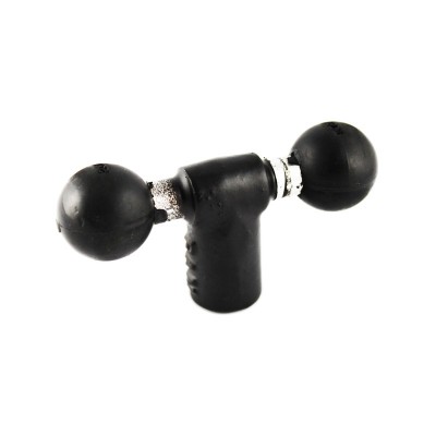 Fijación RAM para tornillo de 1/4" con doble bola de 1"