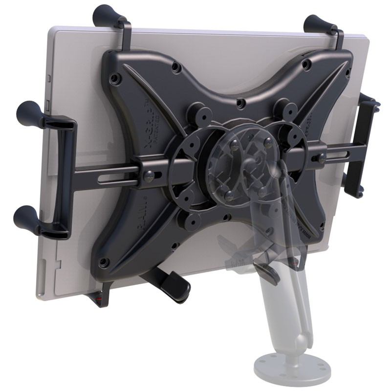 Cuna RAM universal X-Grip grande para iPad Pro (12,9), Surface y Tablet de 12"