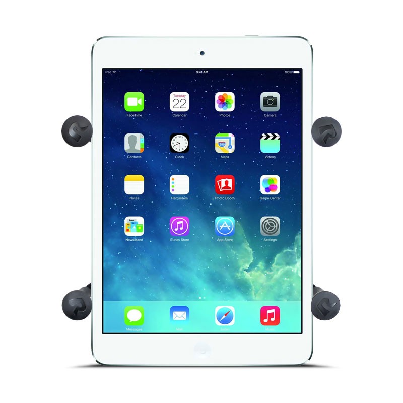 Cuna RAM universal X-Grip con bola de 1" para iPad Mini y Tablet de 7-8"