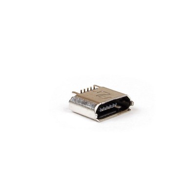 Conector MicroUSB vertical...