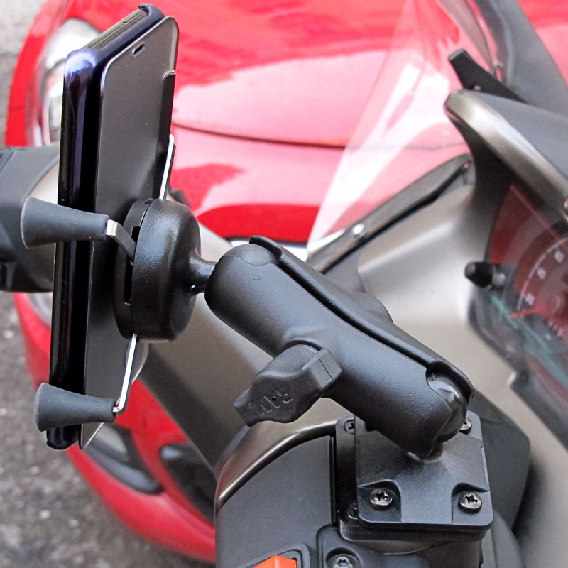 Fijación depósito líquido frenos para APRILIA Arrecife 125, 200, 250, 400, 500 y otras con bola 1"