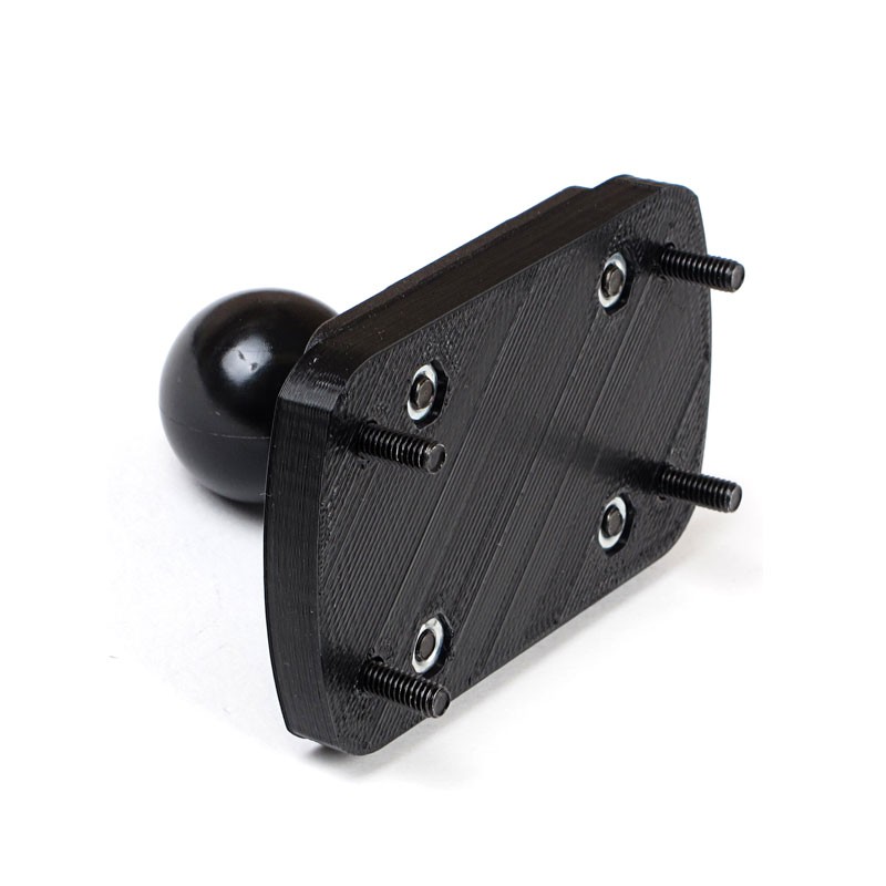 Fijación depósito líquido frenos para YAMAHA X-MAX 400 y otras con bola 1"