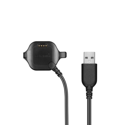 Base GARMIN USB de sincronización y carga para Forerunner 25 Blanco y Rosa, Negro y Púrpura