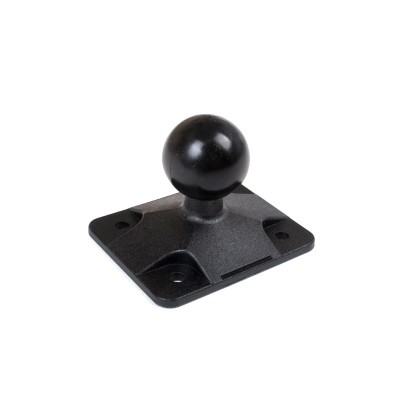 Base ARKON cuadrada AMPS con bola de 1 pulgada para atornillar