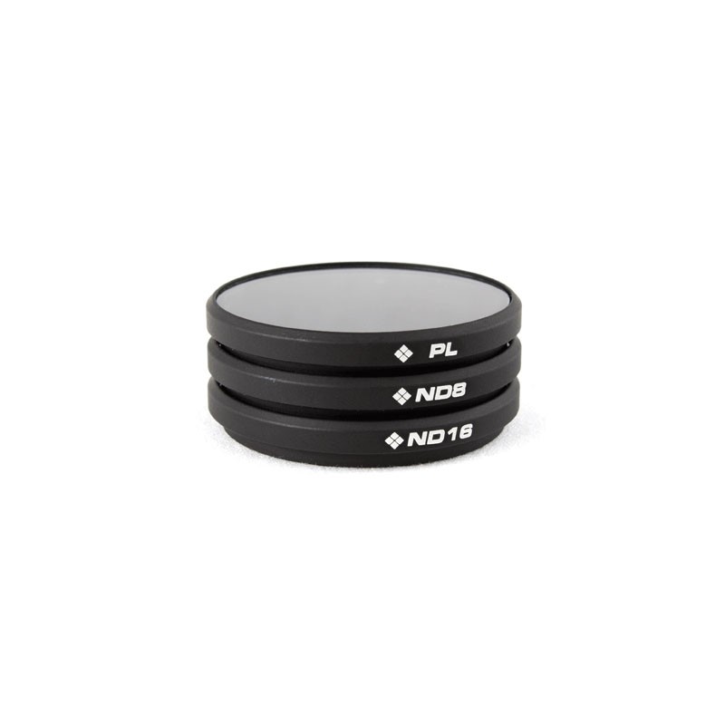Pack de 3 filtros polarizado, neutro3 y neutro4 para INSPIRE 1