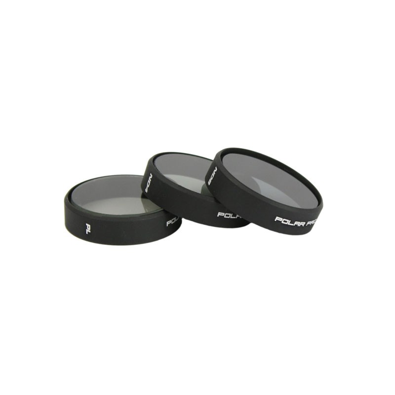 Pack de 3 filtros polarizado, ND4 y ND8 para DJI Phantom4 y Phantom3 series