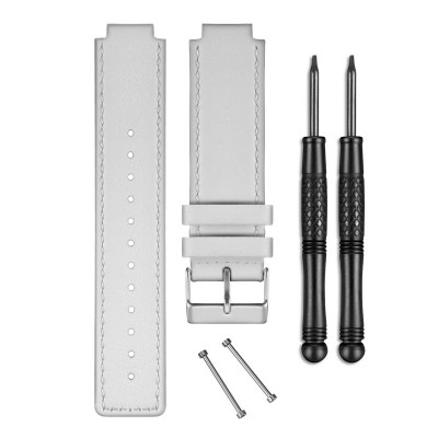 Correa GARMIN de cuero Blanco para Vivoactive