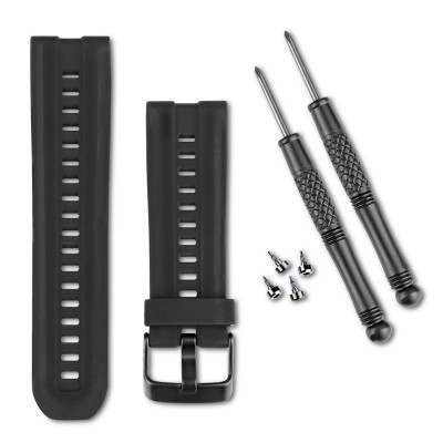 Correa GARMIN Negra de silicona para Fenix, Fenix 2, D2, Quatix y Tactix series