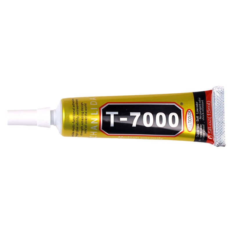 Altavoz de goma silicona T7000 pegamento negro reparaciones junta sello  adhesivo punta aguja