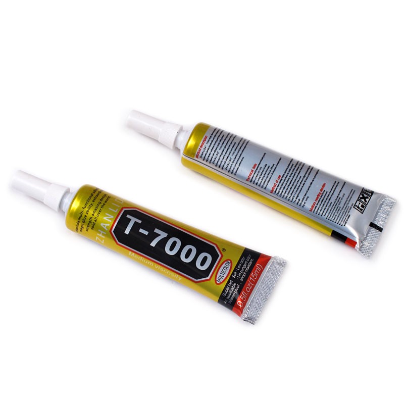 Pegamento T-7000 Negro multi-usos para electronica y bricolaje (15ml)