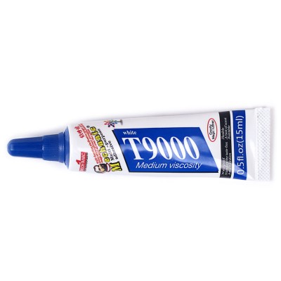 Pegamento T-9000 Blanco multi-usos para electronica y bricolaje (15ml)