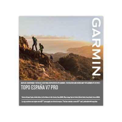Cartografía GARMIN Topo ESPAÑA v7 PRO