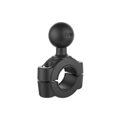 Fijación RAM de abrazadera con bola de 1" para tubos medianos (1,90cm - 2,54cm)