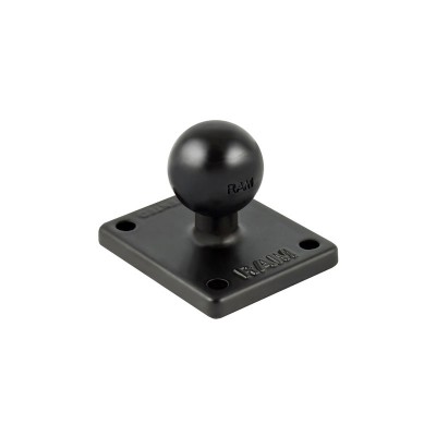 Base cuadrada RAM AMPS metálica con bola de 1" para Montana y otros