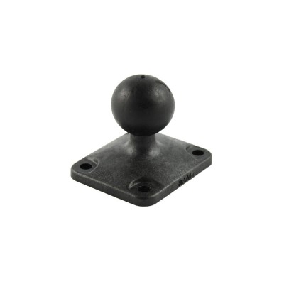 Base cuadrada RAM AMPS de plástico con bola de 1 pulgada para Montana y otros