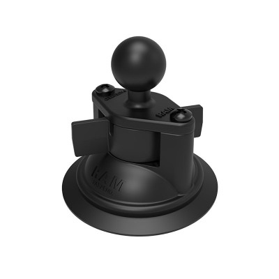 Fijación RAM de ventosa Twist-Lock con base en rombo con bola de 1"