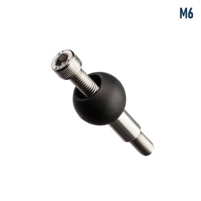 Fijación ULTIMATE ADDONS con tornillos M6 y bola de 1" para moto