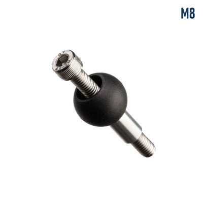 Fijación ULTIMATE ADDONS con tornillos M8 y bola de 1" para moto
