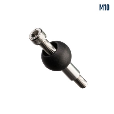 Fijación ULTIMATE ADDONS con tornillos M10 y bola de 1" para moto