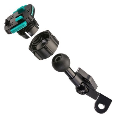 Fijación ULTIMATE ADDONS con agujero M8 y M10 para retrovisor con adaptador Quick Release de triple T