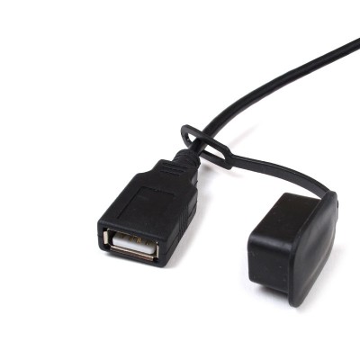 Cable con hilos pelados con conector USB para motos