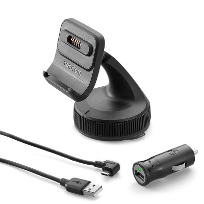 Soporte TOMTOM de ventosa y cargador de coche para GO Essential, GO Premium, GO 520, 5200, 620, 6200 y GO Professional series