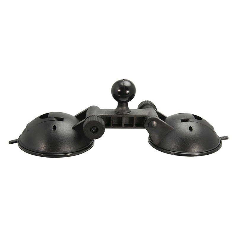 Fijación ARKON compatible con RAM MOUNTS con 2 ventosas y bola de 1"