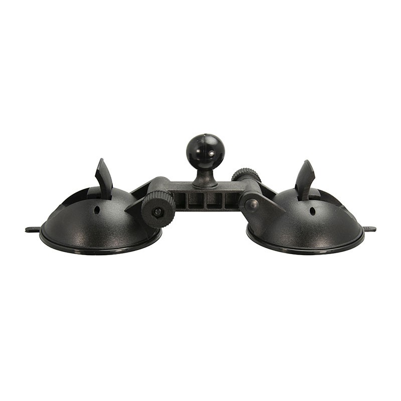 Fijación ARKON compatible con RAM MOUNTS con 2 ventosas y bola de 1"