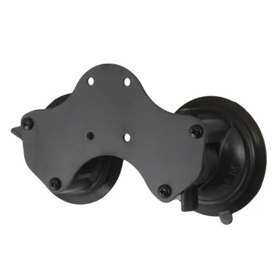 Fijación RAM metálica con 2 ventosas Twist-Lock para AMPS