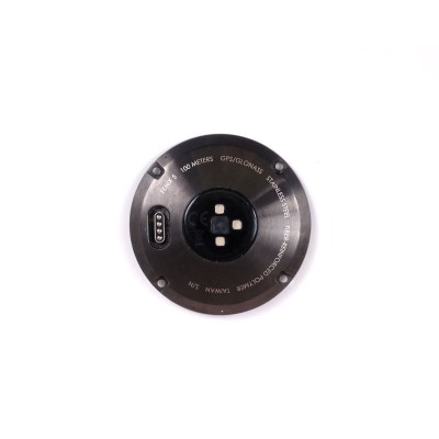 Tapa trasera Negra para GARMIN Fenix 5 con conector de carga y sensor de pulsaciones
