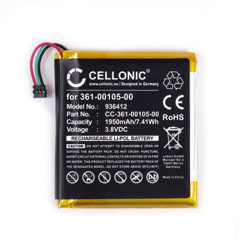 Batería de 1950mAh para GARMIN Edge 1030 y 1030 Plus