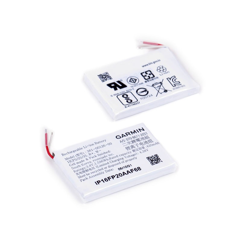 Batería Original GARMIN de 420mAh para Fenix 6x y Tactix Delta