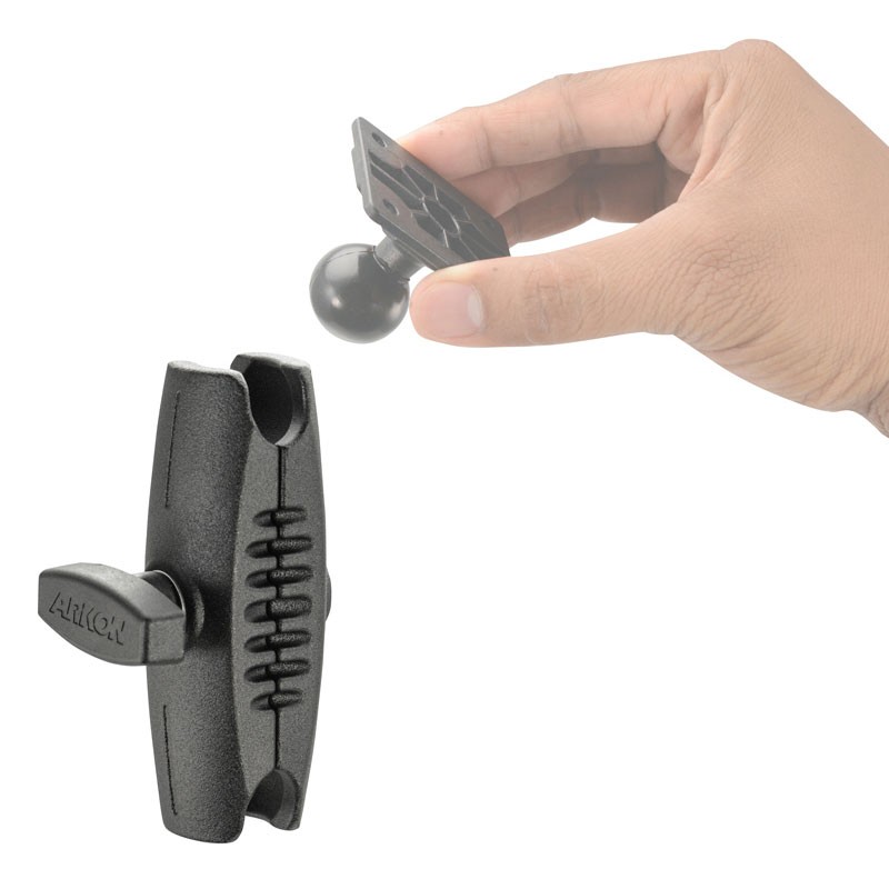 Brazo mediano ARKON compatible con RAM MOUNTS metálico de 95mm para bolas de 1"