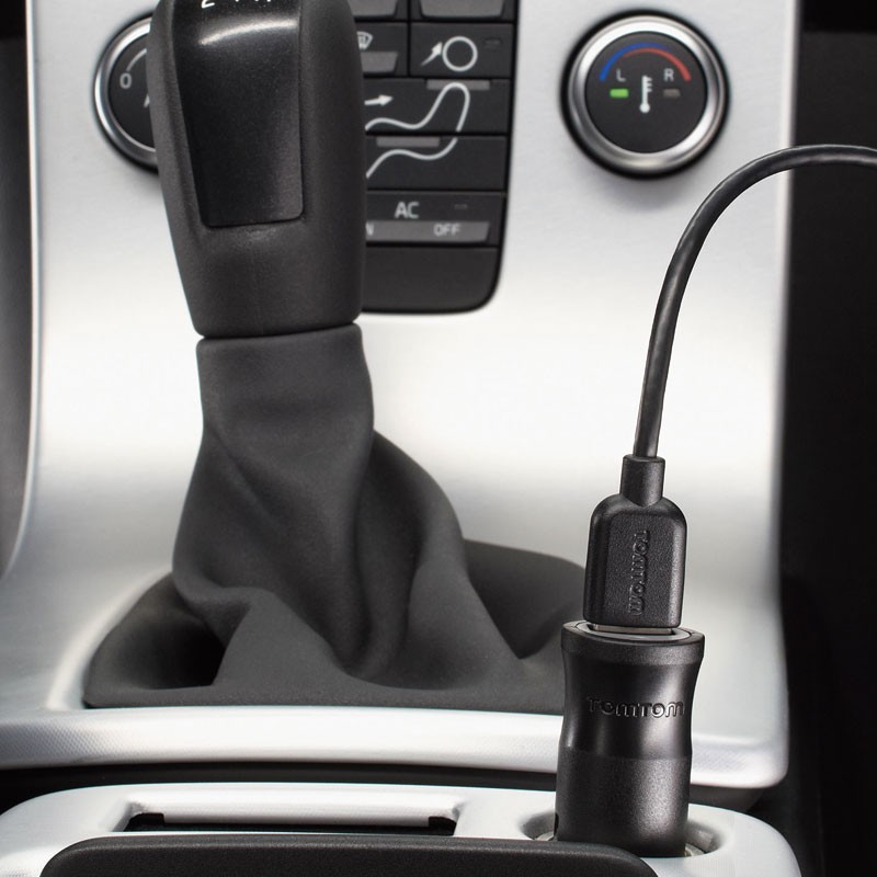 Adaptador TOMTOM de mechero con cable acodado microUSB