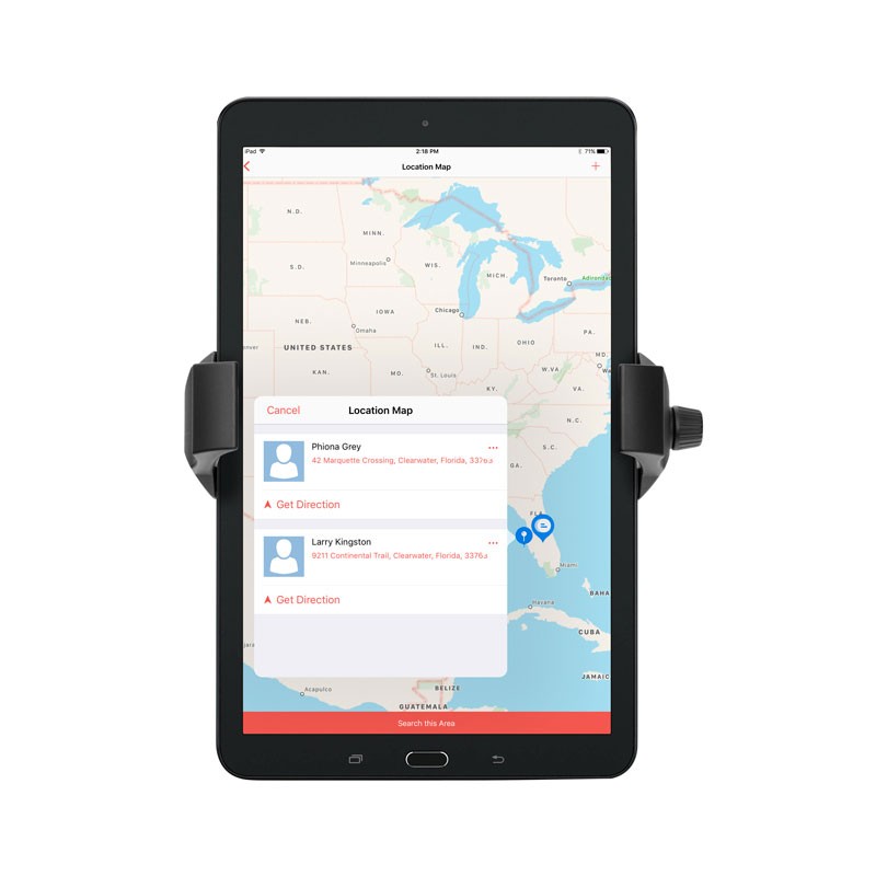 Cuna ARKON RoadVise Ultra compatible con APPLE MagSafe con AMPS para iPhone, Smartphone y iPad Mini