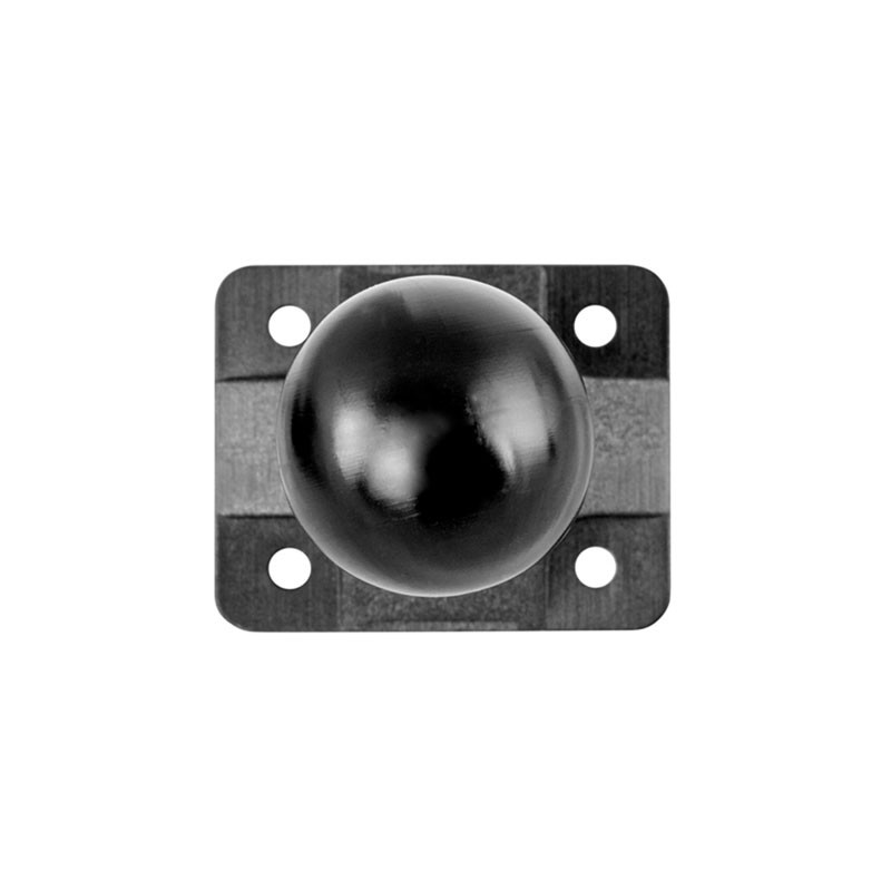 Base ARKON cuadrada AMPS con bola de 1,5" para atornillar
