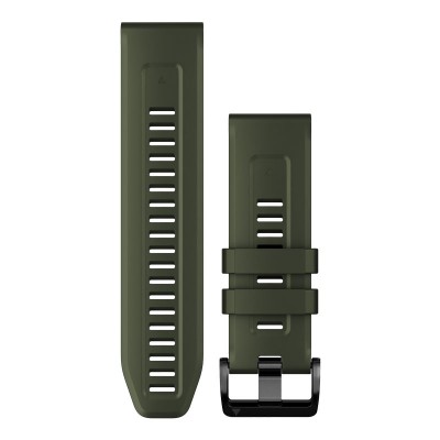 Correa GARMIN Quickfit 26 Verde (Moss) de Silicona para Fenix 7X, 6X, 5X Plus, 5X series y otros