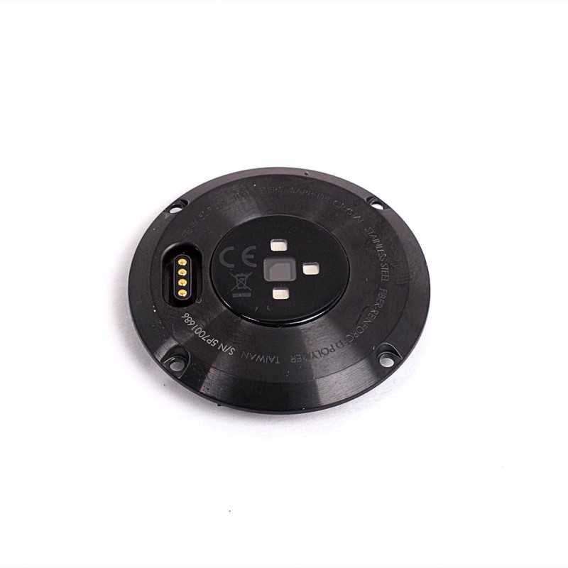 Tapa trasera para GARMIN Fenix 5s plus con conector de carga y sensor de pulsaciones