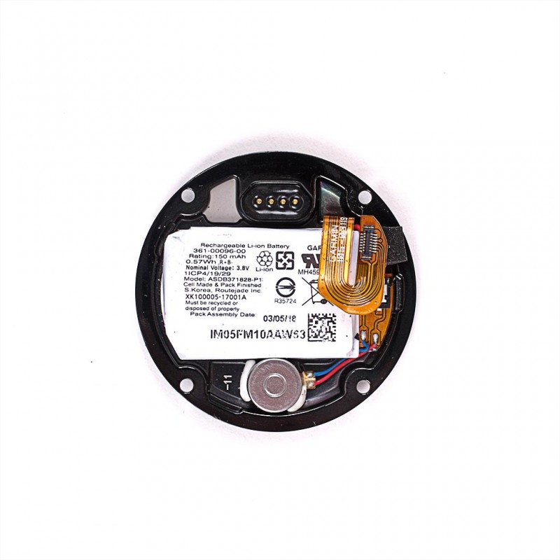 Tapa trasera para GARMIN Fenix 5s plus con conector de carga y sensor de pulsaciones