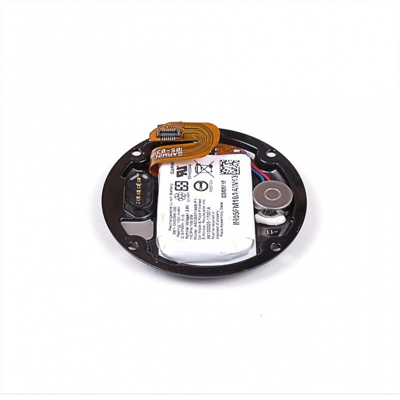 Tapa trasera para GARMIN Fenix 5s plus con conector de carga y sensor de pulsaciones