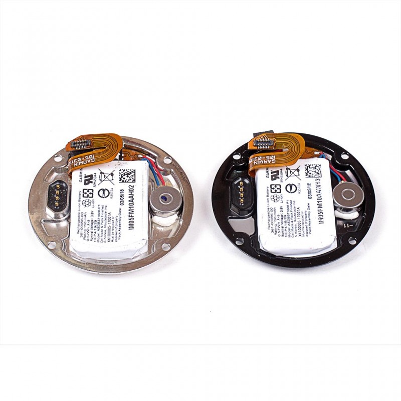 Tapa trasera para GARMIN Fenix 5s plus con conector de carga y sensor de pulsaciones