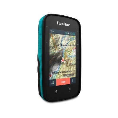 TWONAV Cross Plus Azul con pantalla táctil de 3,2", GPS, GLONASS, GALILEO y BEIDOU