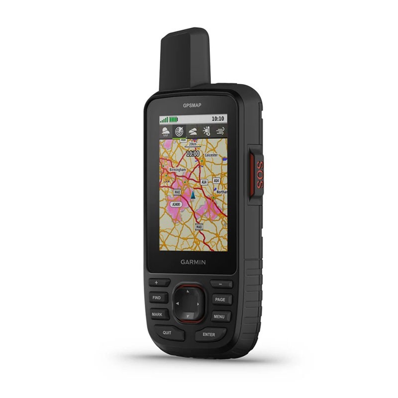 GARMIN GPSmap 67i dispositivo multi-GNSS, comunicacion inReach, sensores ABC y mapa topográfico
