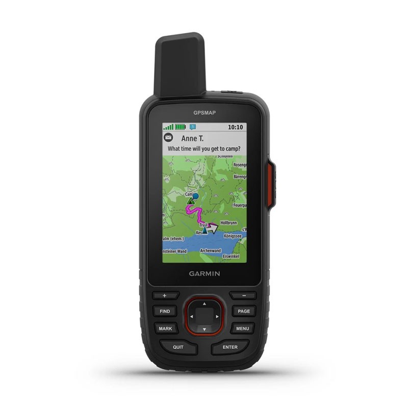 GARMIN GPSmap 67i dispositivo multi-GNSS, comunicacion inReach, sensores ABC y mapa topográfico