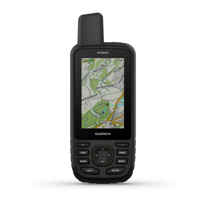 GARMIN GPSmap 67 dispositivo multi-GNSS, sensores ABC y mapa topográfico