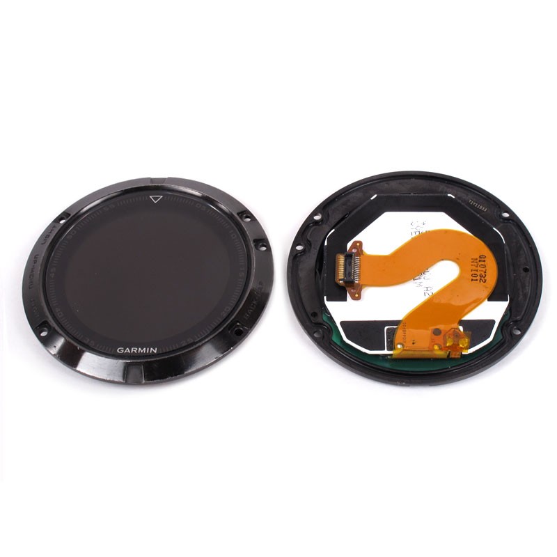 Pantalla completa de 1,2" con bisel Negro para GARMIN Fenix 5