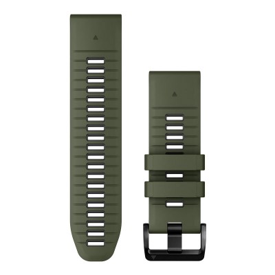 Correa GARMIN Quickfit 26 Verde/Gris (Moss/Graphite) para Fenix 7X, 6X series, Epix Pro (Gen2) y otros