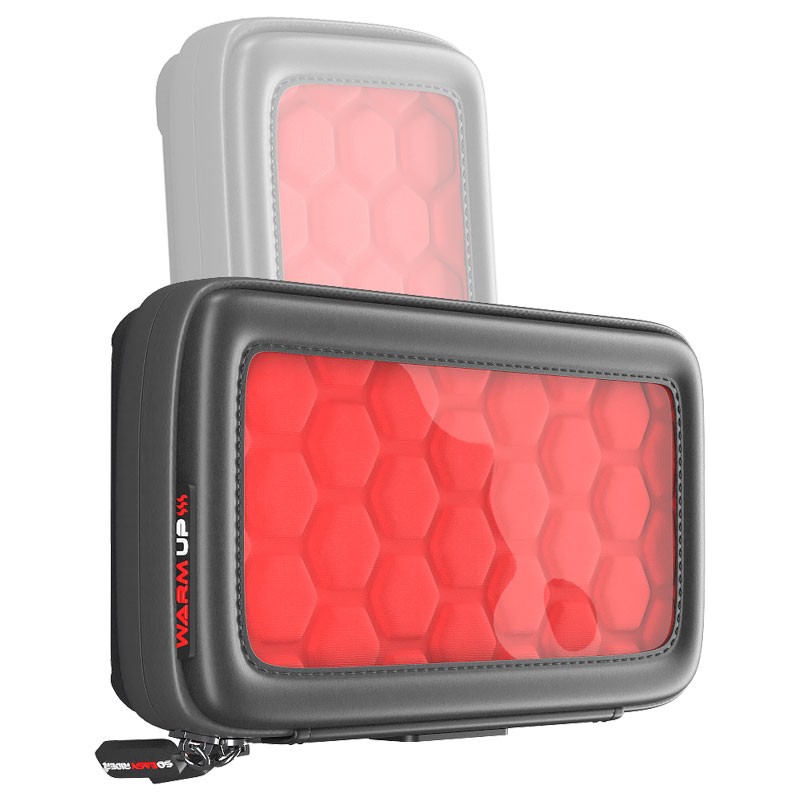 Soporte SOEASYRIDER WARM UP con Funda con Calor para Smartphone