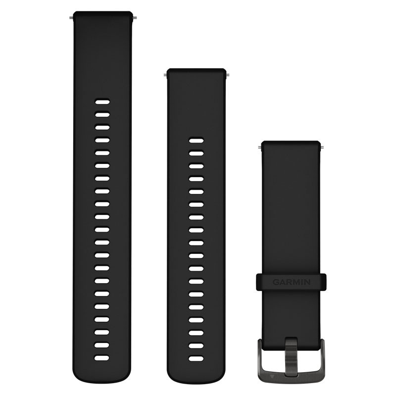 Correa deportiva universal de silicona para relojes de 20mm. Sistema Quick  Release de fácil cambio.
