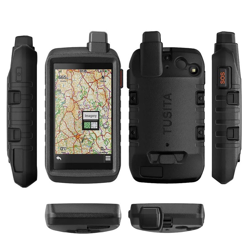 Funda Negra de silicona para GARMIN Montana 760i, 710i, 710 y Montana 750i, 700i, 700